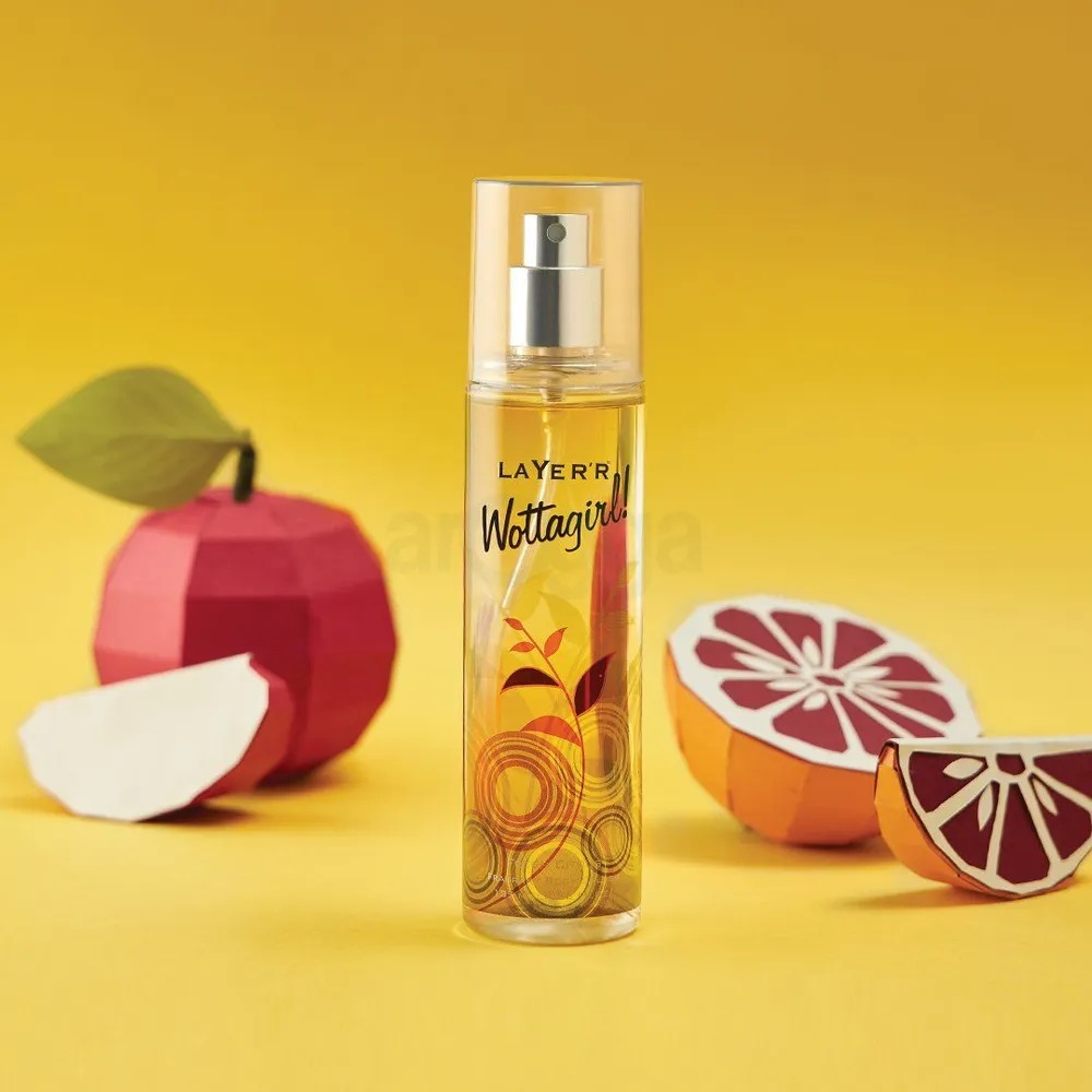 Picture of 135 ml Indian product Layer'r Wattagirl Fresh Citrus body mist for female