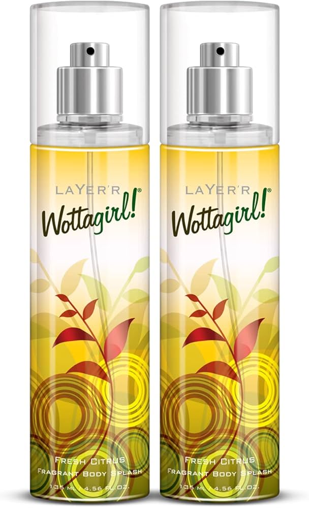 Picture of 135 ml Indian product Layer'r Wattagirl Fresh Citrus body mist for female