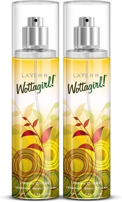 Picture of 135 ml Indian product Layer'r Wattagirl Fresh Citrus body mist for female