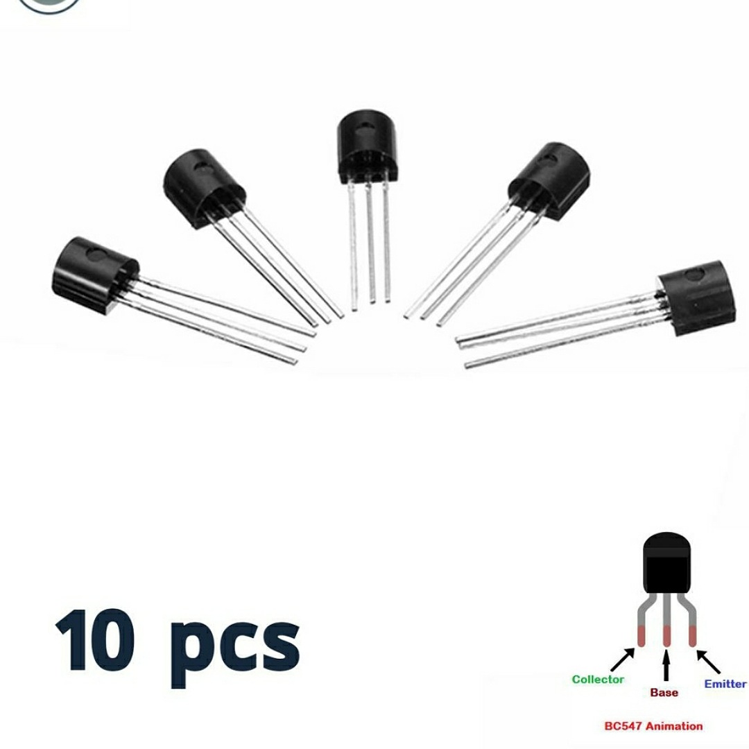 Picture of Transistor BC547 (Transistor for Electronics Project and Circuitry use)- 10pcs by Akram Electronics Picture of Transistor BC547 (Transistor for Electronics Project and Circuitry use)- 10pcs by Akram Electronics
