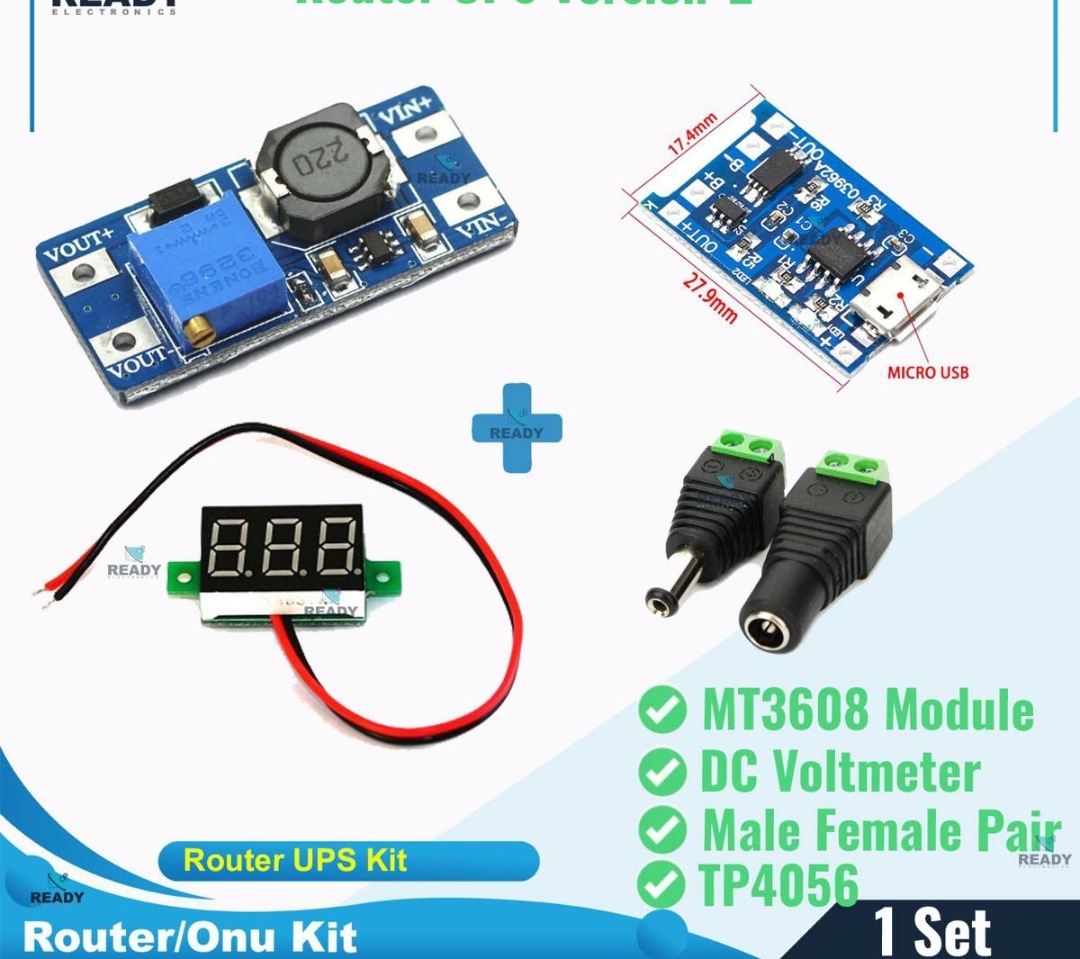 Picture of Ups Kit For Wi-Fi Router And Onu- Combo Kit V-2 - Solar Panel by Akram Electronics