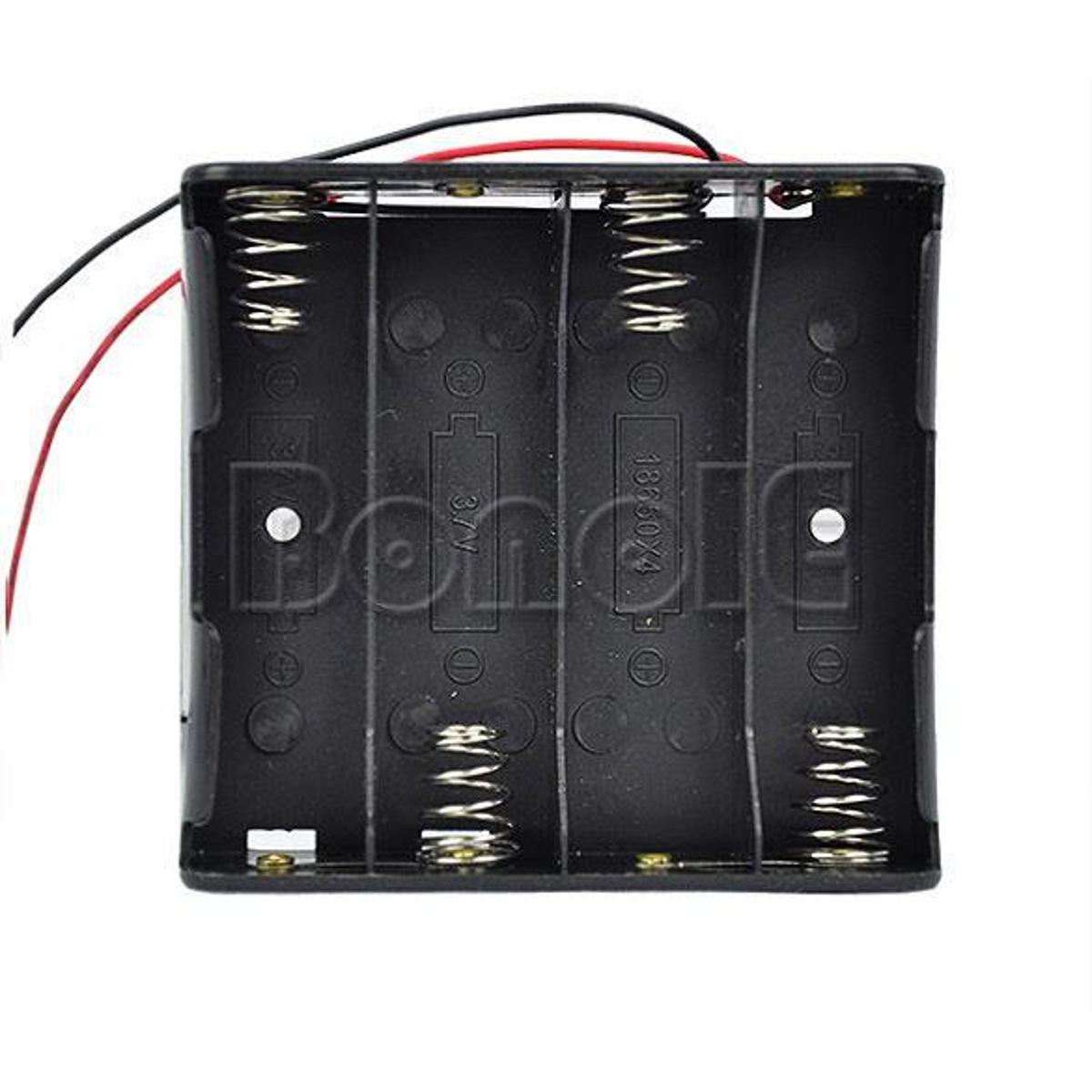 Picture of Battery Holder Case For 18650 Rechargeable Battery (DIY Kit) (4 Battery) 14.8V (Series Connection) by Akram Electronics Picture of Battery Holder Case For 18650 Rechargeable Battery (DIY Kit) (4 Battery) 14.8V (Series Connection) by Akram Electronics