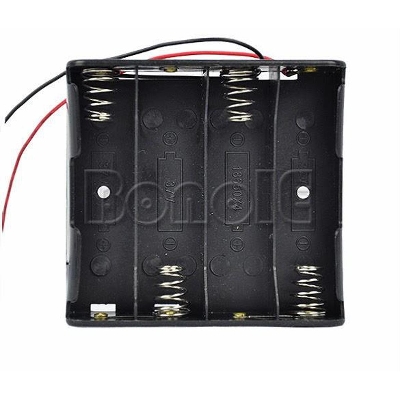 Picture of Battery Holder Case For 18650 Rechargeable Battery (DIY Kit) (4 Battery) 14.8V (Series Connection) by Akram Electronics Picture of Battery Holder Case For 18650 Rechargeable Battery (DIY Kit) (4 Battery) 14.8V (Series Connection) by Akram Electronics