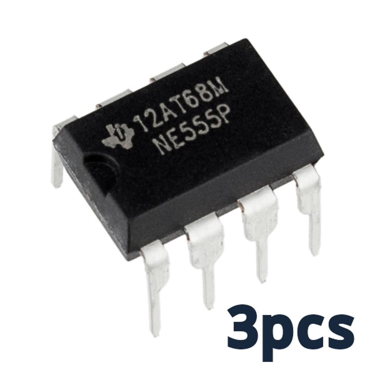 Picture of NE555 Timer IC- 3pcs by Akram Electronics