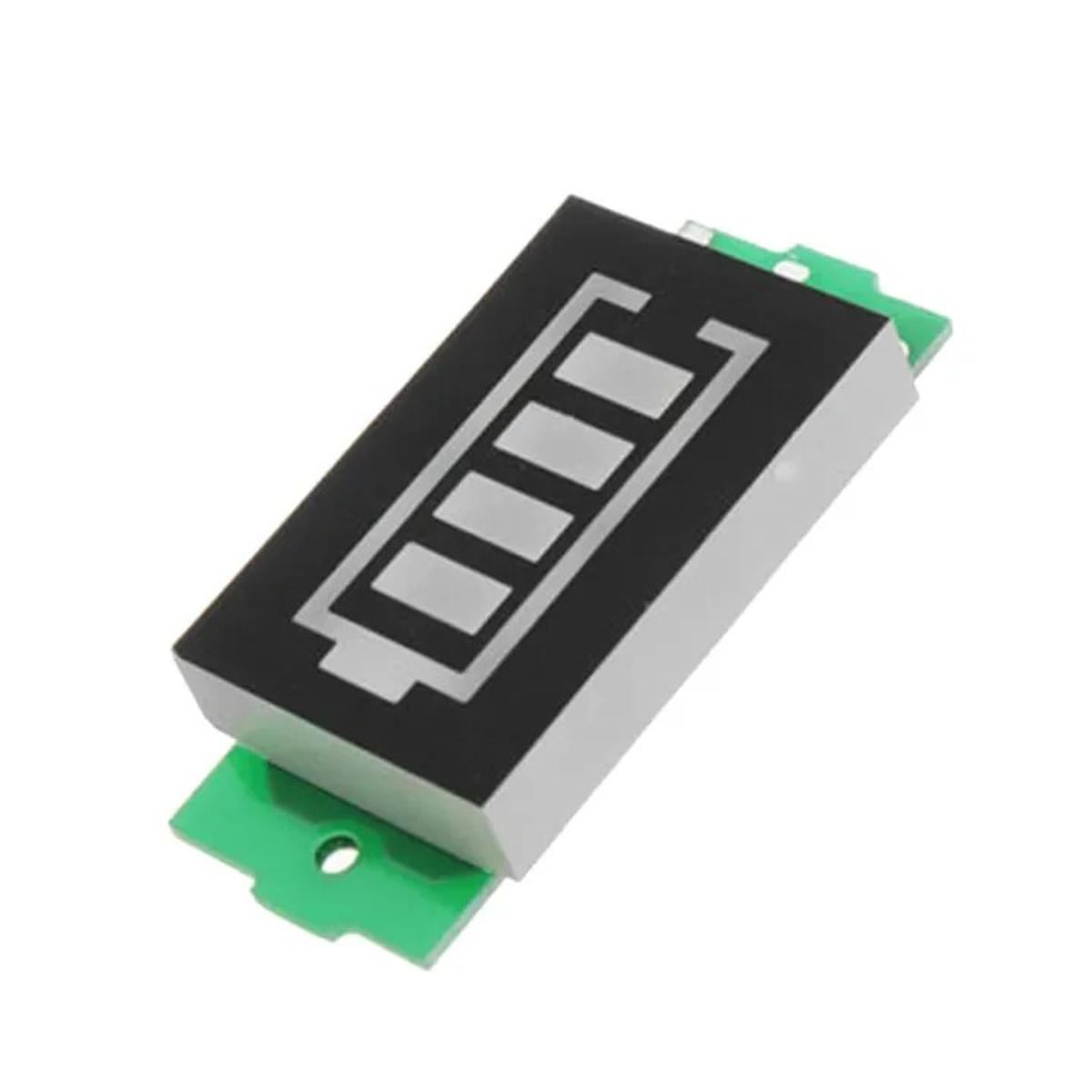 Picture of Lithium Battery Capacity Level Indicator 3.7V to 34V 1S to 8S 18650 Lithium Battery Charge Display Panel Module by Akram Electronics