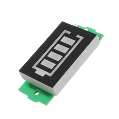 Picture of Lithium Battery Capacity Level Indicator 3.7V to 34V 1S to 8S 18650 Lithium Battery Charge Display Panel Module by Akram Electronics