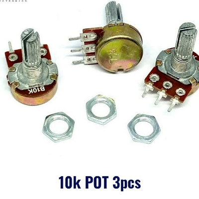 Picture of 10K POT- 3pcs DIY Kit for various use- Potentiometer by Akram Electronics