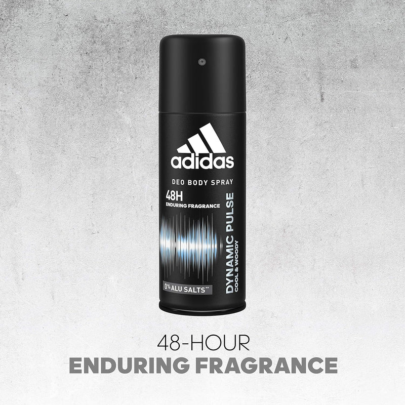Picture of 150 ml Adidas DYNAMIC PULSE Cool & Woody Body spray International European product used for male