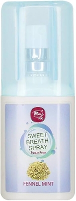 Picture of 20 ml Rivaj UK FENNEL MINT Sugar Free Sweet Breath Spray International UAE product used for male female