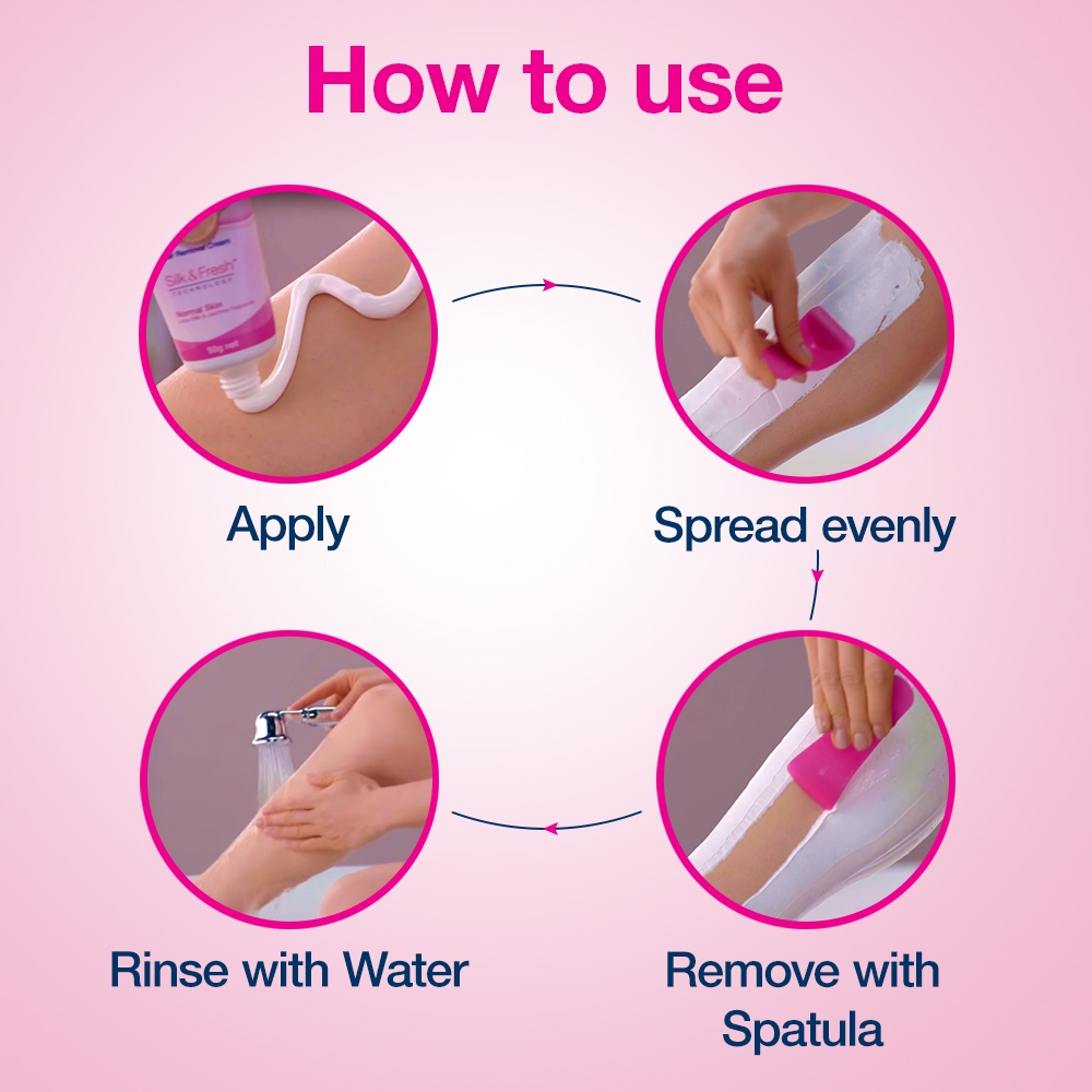 Picture of 100 gm Skin care Veet Silky fresh Hair Remover cream Sensitive skin International France product used for male/ female