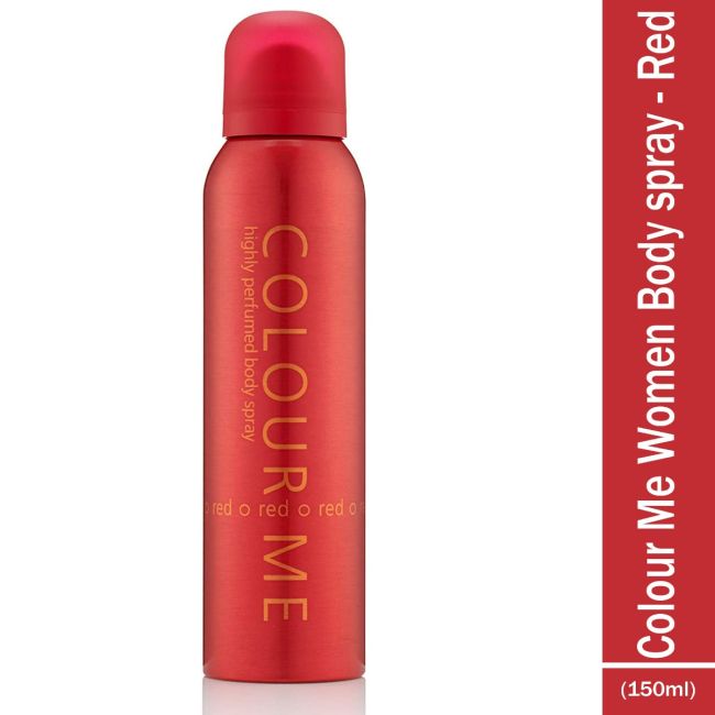 Picture of 150 ml Colour Me Red Body Spray International UAE product Used for female