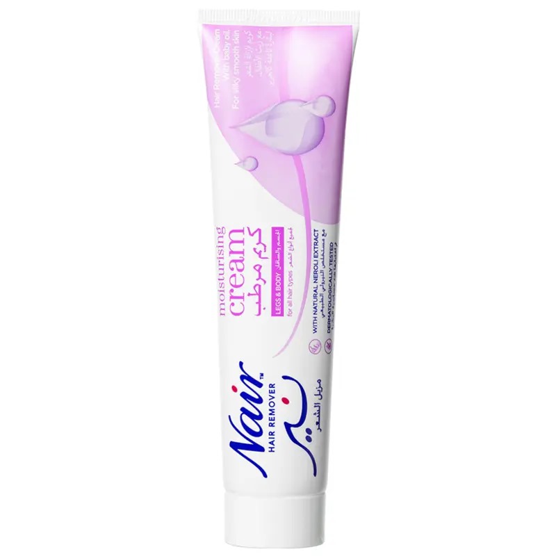 Picture of 110 ml Nair Unwanted Hair removal moisturising cream International UK product used for male/ female