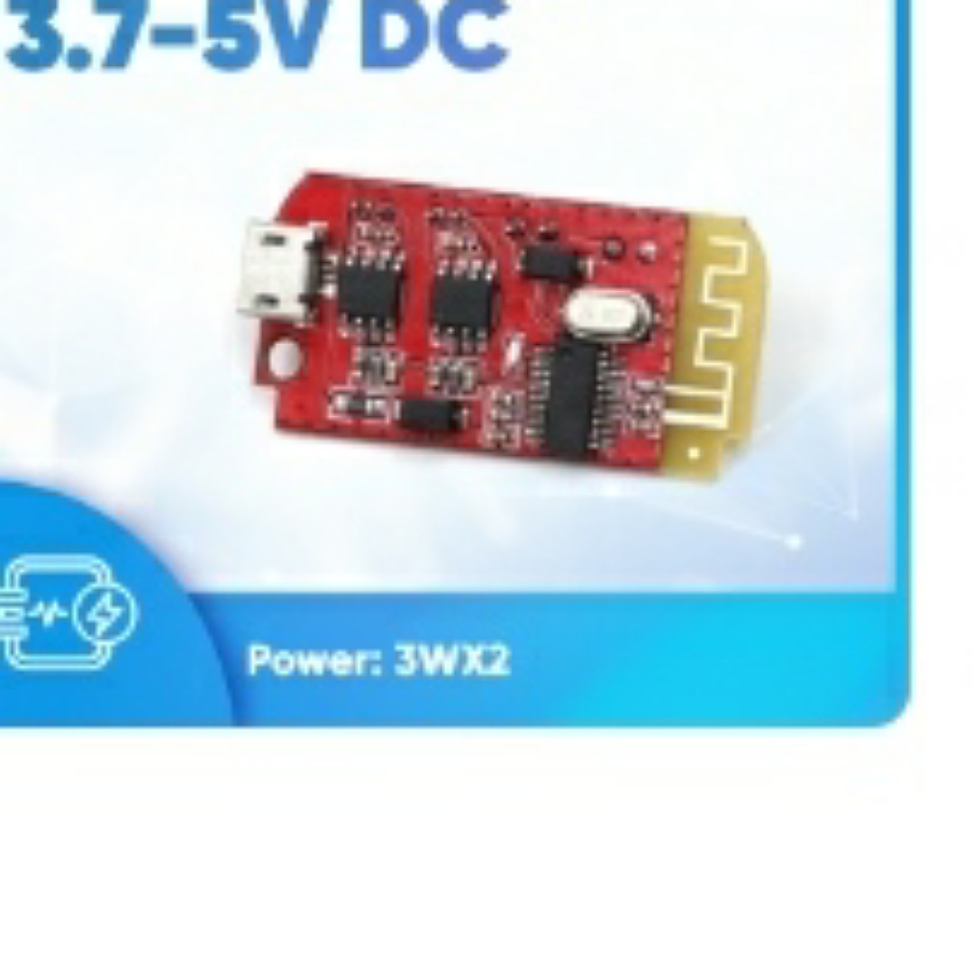 Picture of Micro USB DC 3.7V 5V Digital Audio Amplifier Board Double Dual Plate DIY Bluetooth Speaker Change Sound Module - Refine and Excellent by Akram Electronics Picture of Micro USB DC 3.7V 5V Digital Audio Amplifier Board Double Dual Plate DIY Bluetooth Speaker Change Sound Module - Refine and Excellent by Akram Electronics