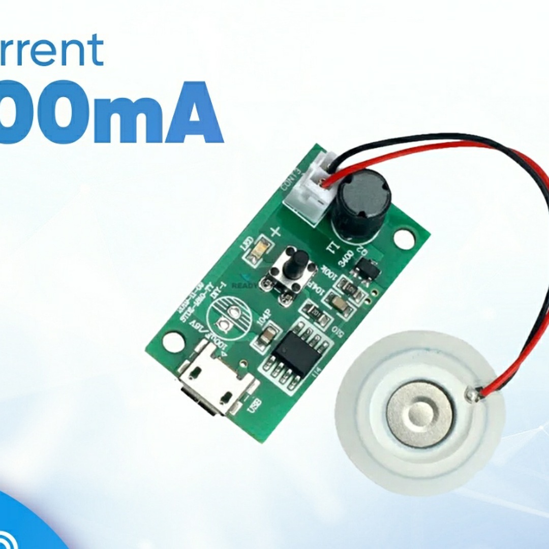 Picture of Ultrasonic Mist Maker Atomizing Fogger Humidifier Module - D20mm Mist Maker Circuit for Efficient Fog Generation Circuit by Akram Electronics Picture of Ultrasonic Mist Maker Atomizing Fogger Humidifier Module - D20mm Mist Maker Circuit for Efficient Fog Generation Circuit by Akram Electronics