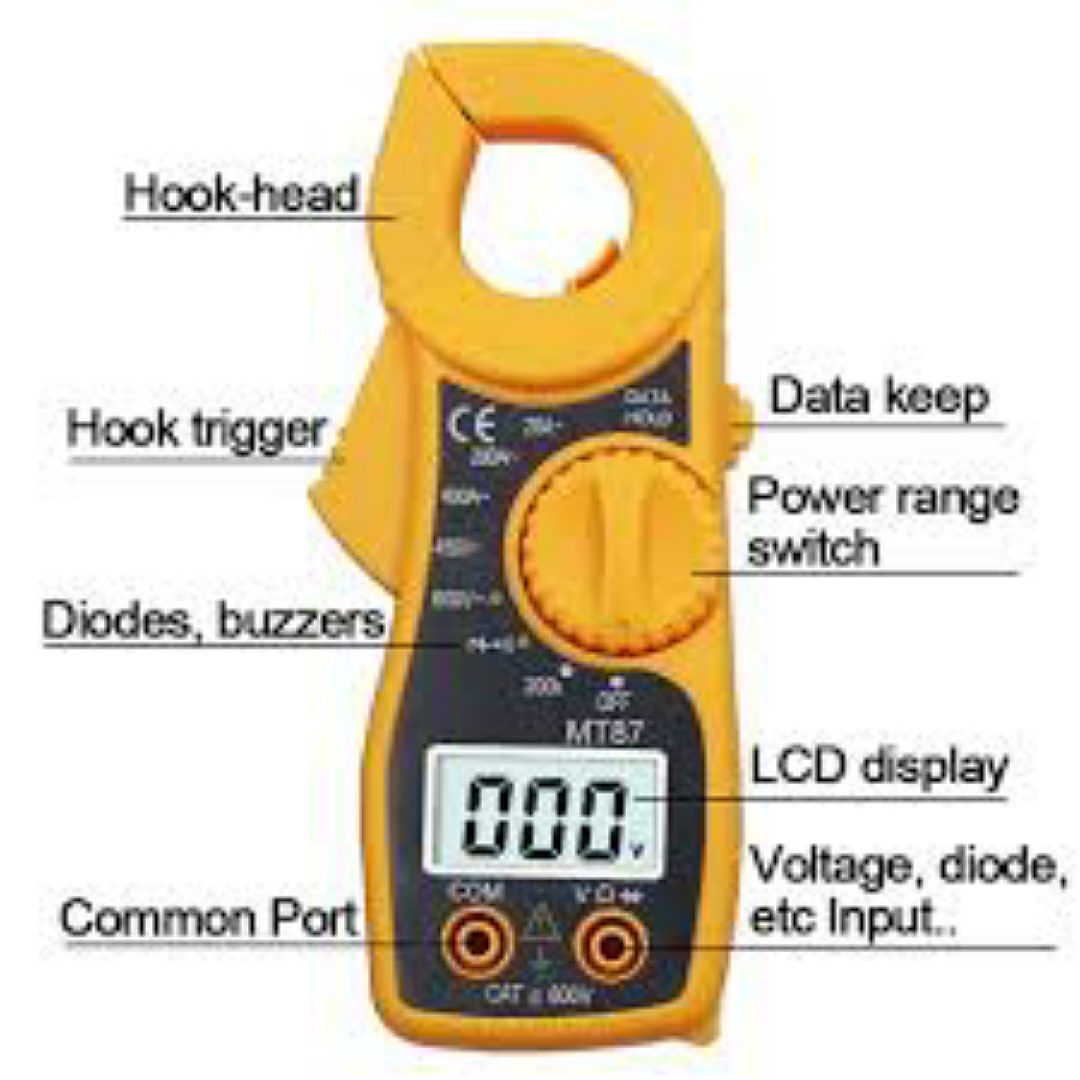Picture of clamp meter Picture of clamp meter
