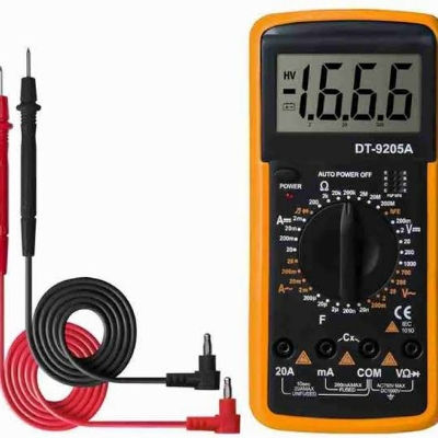 Picture of digital multimeter vDT 9205