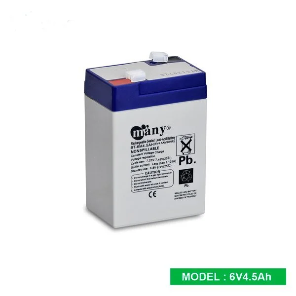 Picture of 6 volt battery 4.5ah