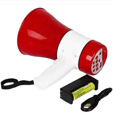 Picture of hand mike with 18650 Battery
