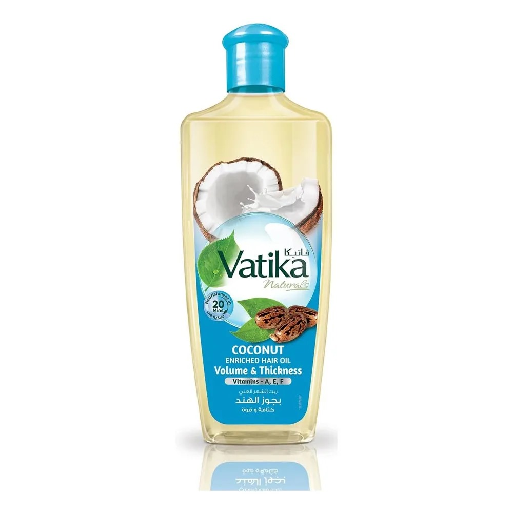 Picture of 300 ml Vatika COCONUT hair oil International UAE product used for male female