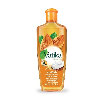 Picture of 200 ml Vatika ALMOND hair oil International UAE product used for male female