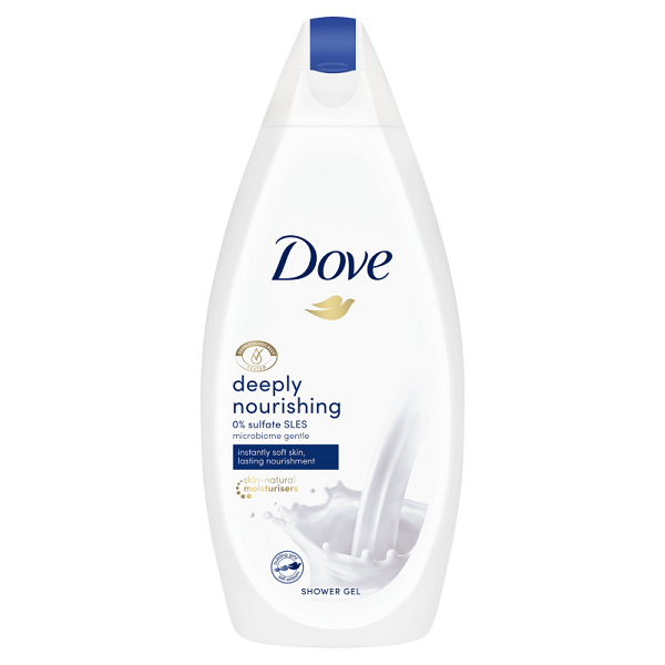 Picture of 500 ml Dove Deeply Nourishing shower gel body wash International NETHERLANDS product used for male/ female