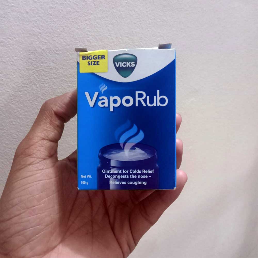 Picture of 100 gm Health care VICKS VapoRub International Germany product used for male/female
