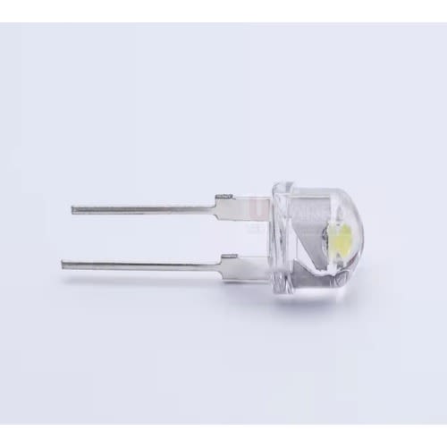 Picture of Super Bright White Transparent Led - 5mm 3v Dc 2 Pin Light ..100pcs.