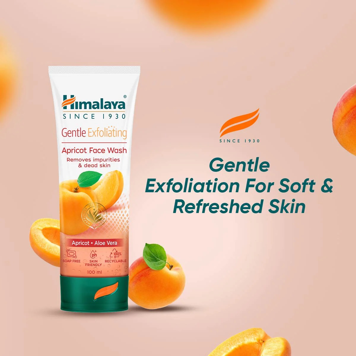 Picture of International Indonesia product Himalaya Gentle Exfoliating Apricoat face wash used for male / female - 100 ml Picture of International Indonesia product Himalaya Gentle Exfoliating Apricoat face wash used for male / female - 100 ml