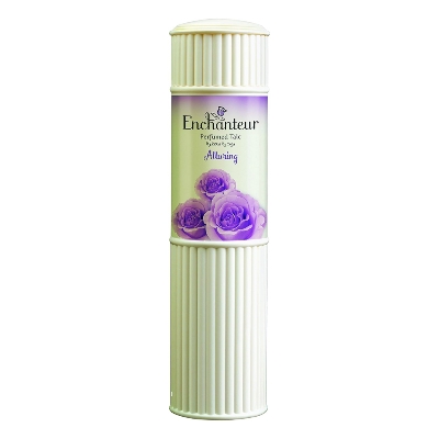 Picture of 125 gm Enchanteur Alluring Talcum Powder International Malaysian product used for male/female