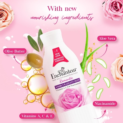 Picture of 250 ml Enchanteur Romantic BODY LOTION International Malaysia product used for male/female Picture of 250 ml Enchanteur Romantic BODY LOTION International Malaysia product used for male/female