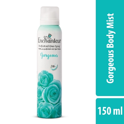 Picture of 150 ml Enchanteur Gorgeous Body Spray International Malaysian product used for female Picture of 150 ml Enchanteur Gorgeous Body Spray International Malaysian product used for female
