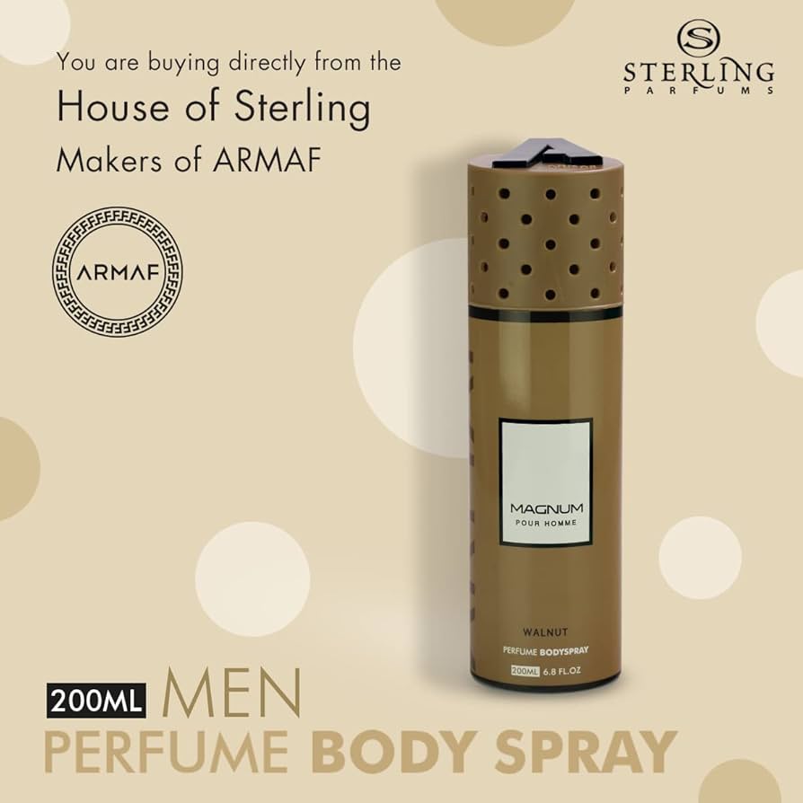 Picture of 200 ml Personal care body spray Armaf MAGNUM pure femme Walnut International UAE product used for female Picture of 200 ml Personal care body spray Armaf MAGNUM pure femme Walnut International UAE product used for female
