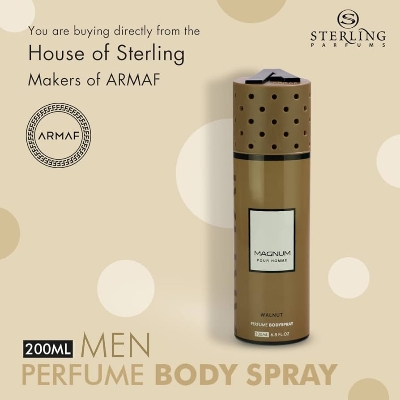 Picture of 200 ml Personal care body spray Armaf MAGNUM pure femme Walnut International UAE product used for female Picture of 200 ml Personal care body spray Armaf MAGNUM pure femme Walnut International UAE product used for female