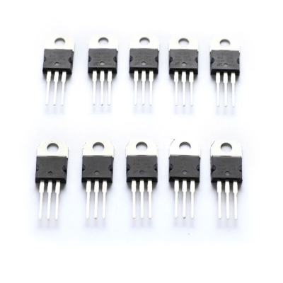 Picture of 10pcs L7805CV L7805 7805 Voltage Regulator IC 5V 1.5A TO-220 ...