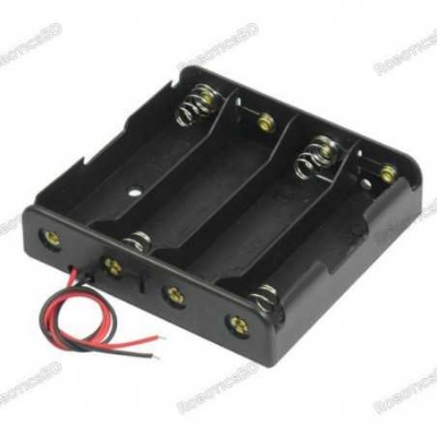 Picture of 18650 Battery Holder 4S with wire Robotics Bangladesh