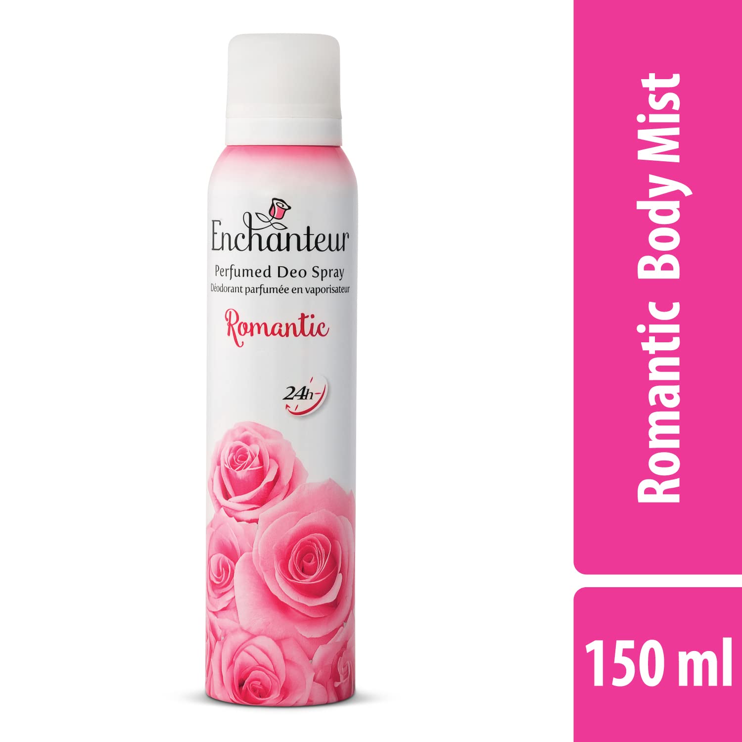 Picture of 150 ml Enchanteur Romantic Body Spray International Malaysian product used for female Picture of 150 ml Enchanteur Romantic Body Spray International Malaysian product used for female