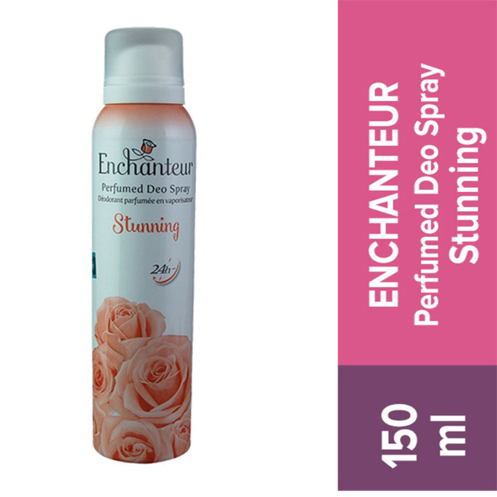 Picture of 150 ml Enchanteur Stunning Body Spray International Malaysian product used for female Picture of 150 ml Enchanteur Stunning Body Spray International Malaysian product used for female