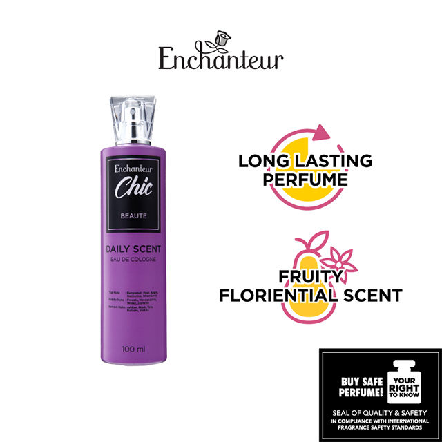 Picture of 100 ml Enchanteur Chic Beauty Body perfume International Malaysian product used for female Picture of 100 ml Enchanteur Chic Beauty Body perfume International Malaysian product used for female