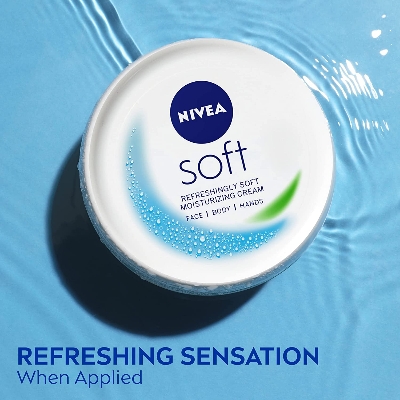 Picture of 50 ml Nivea Soft MOISTURIZER Cream International Germany Product used for male/female Picture of 50 ml Nivea Soft MOISTURIZER Cream International Germany Product used for male/female