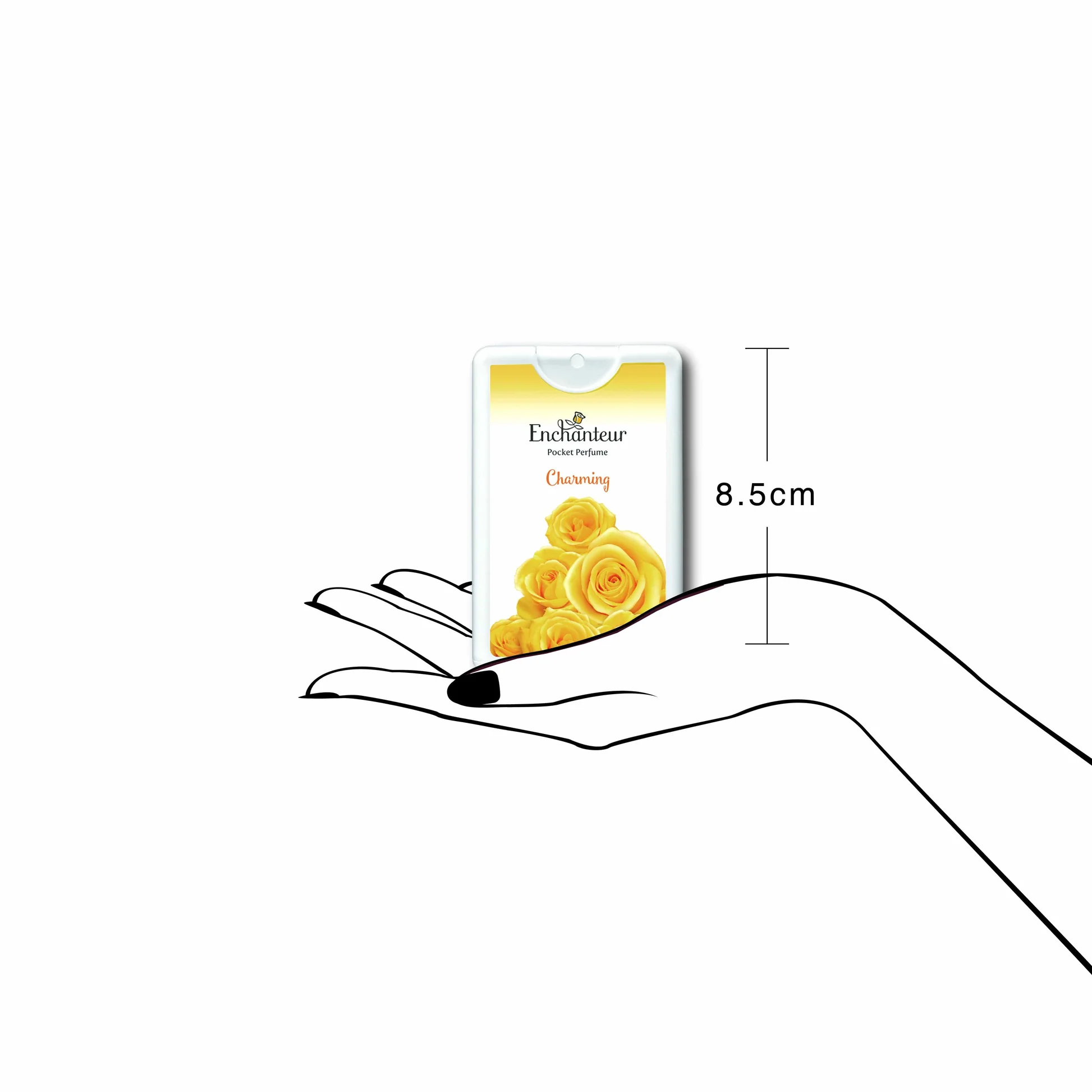Picture of 18 ml Enchanteur Charming Pocket perfume International Malaysian product Used for female