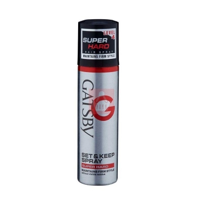 Picture of 66 ml Gatsby super hard level 4 hair spray International UAE product used for male / female