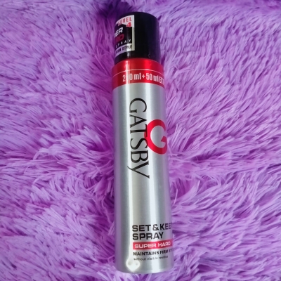 Picture of 66 ml Gatsby super hard level 4 hair spray International UAE product used for male / female