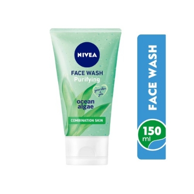 Picture of International Italy products Nivea face wash Purifying ( Ocean algae ) used for male / Female - 150 ml Picture of International Italy products Nivea face wash Purifying ( Ocean algae ) used for male / Female - 150 ml