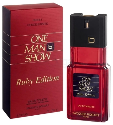 Picture of International France product Body perfume party scent Jacques bogart One man show Ruby edition perfume for male - 100 ml