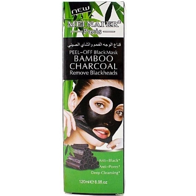 Picture of 120 ml peel off Bamboo Charcoal black mask International China product used for male female