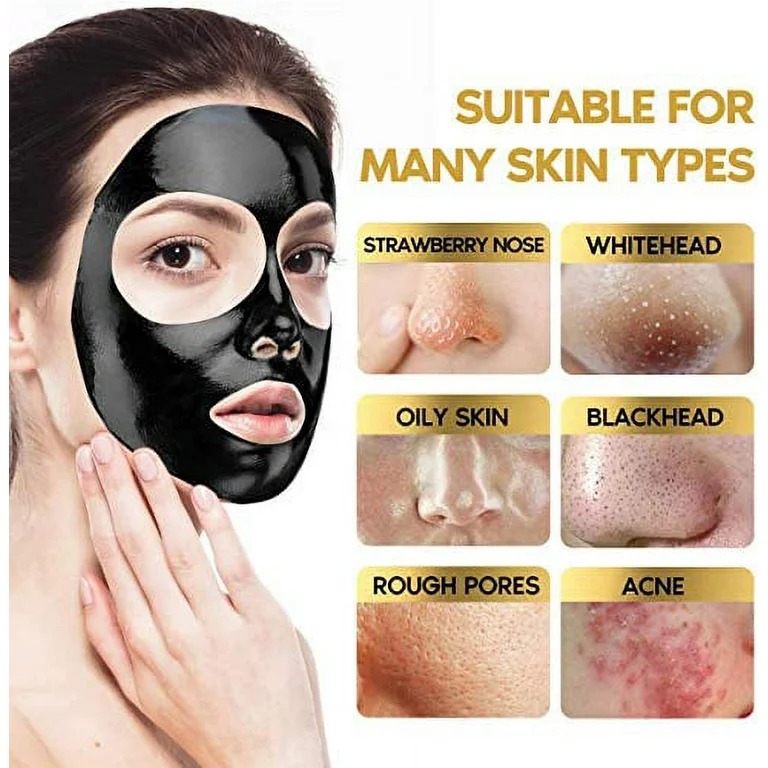Picture of 120 ml peel off Bamboo Charcoal black mask International China product used for male female