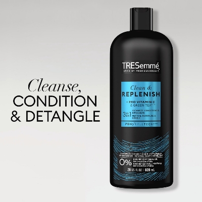 Picture of International USA Product Hair care Tresemme shampoo Cleanse & Replenish used for male/female - 828 ml