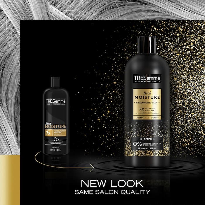 Picture of International USA Product Hair care Tresemme shampoo 7X Luxurious Rich Moisture used for male/female - 828 ml