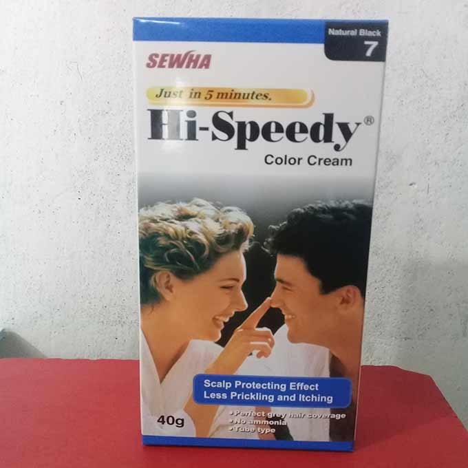 Picture of International Korean product hair styling hair care Hi speedy hair color - 40 gm