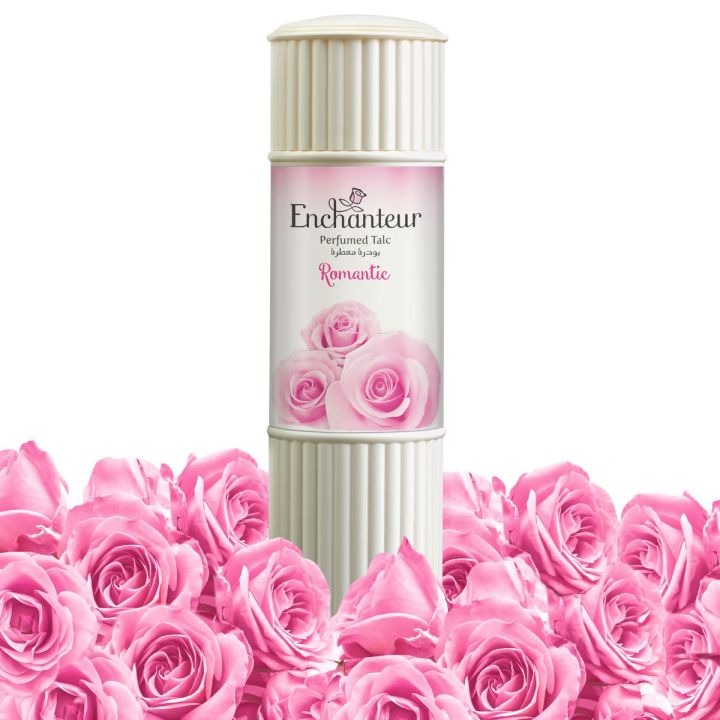 Picture of International Malaysian product Enchanteur Talcum Romantic Powder used for male/female - 125 gm